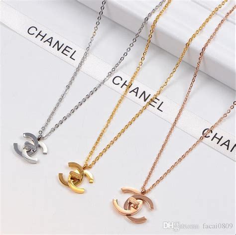 chanel necklace dhgate|Chanel copy necklace.